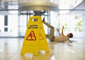 Fort Myers wet floor sign