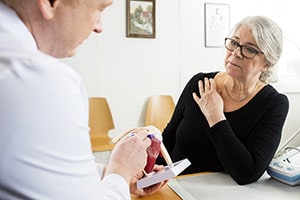 Senior Lady at a Doctor's Office